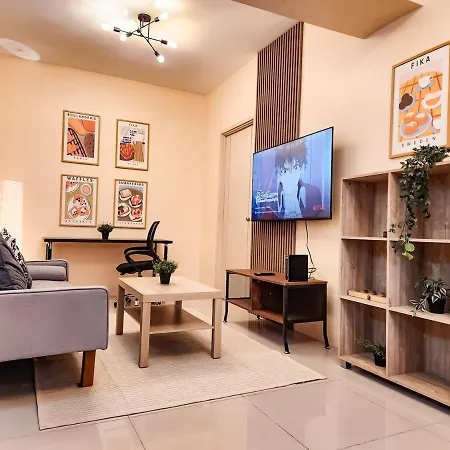Cozy City View 2Br Apt In Makati With 60Inch Tv